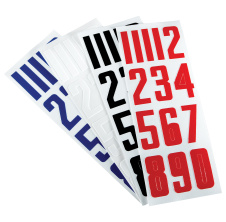 Čísla na helmu (3 pack)