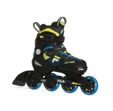 Dětské kolečkové brusle Fila J-One Boy Combo 3-Set Blue/Lime