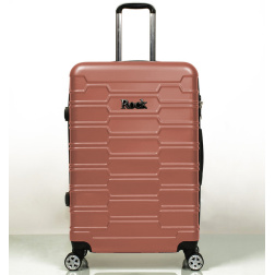 Cestovní kufr ROCK TR-0231/3-M ABS - růžová