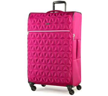 Cestovní kufr ROCK TR-0207/3-L - růžová