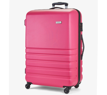 Cestovní kufr ROCK TR-0169/3-L ABS - růžová
