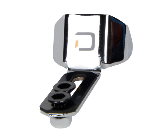 Brzda fender kovová chrom