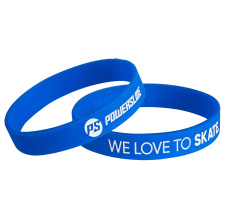 Bracelet "We love to Skate" blue