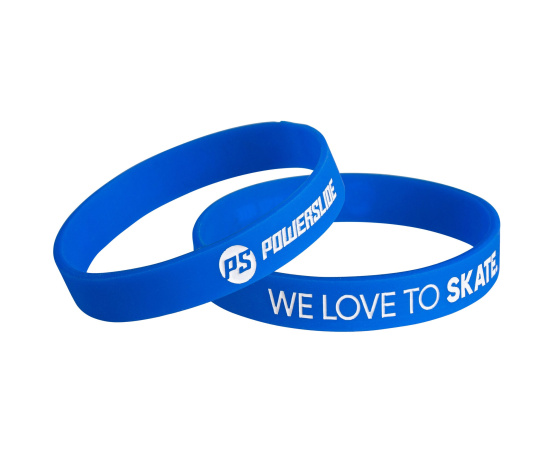 Bracelet "We love to Skate" blue