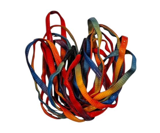 Rainbow laces 170cm - POSLEDNÍ 1 PÁR