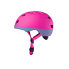 Kvalitní dětská helma na koloběžku Micro Neon LED Pink 