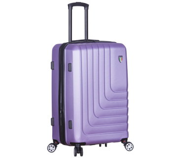 Cestovní kufr TUCCI T-0128/3-M ABS - fialová