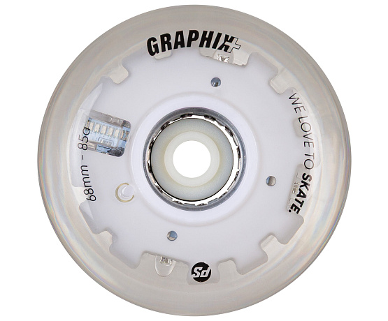 Graphix Plus 68mm, 1ks - svíticí kolečka Graphix Plus 68mm, 1ks - svíticí kolečka