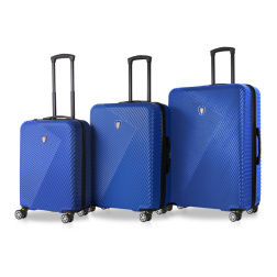 Sada cestovních kufrů TUCCI T-0118/3 ABS - modrá
