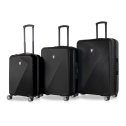 Sada cestovních kufrů TUCCI T-0118/3 ABS - černá