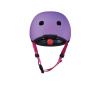 Fialová helma pro holky Micro LED Floral Purple S