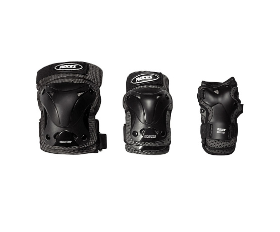 Dětské chrániče Roces Junior Ventilated 3-Pack Black