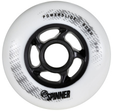 Spinner White 90mm 88A, 4 pack