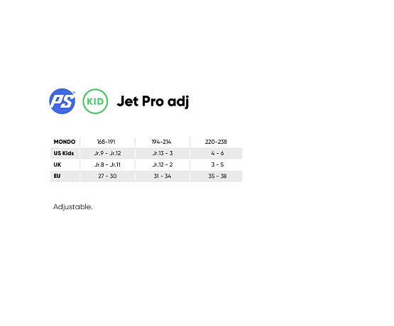 Jet Pro PDS Smoky Grey adj.