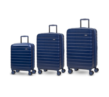 Sada cestovních kufrů ROCK TR-0214/3 ABS - tmavě modrá