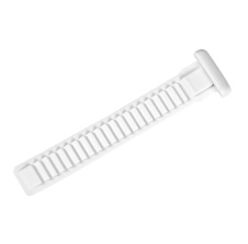 Plastic Strap White fitting Icon, Force and Crown Buckle 10cm