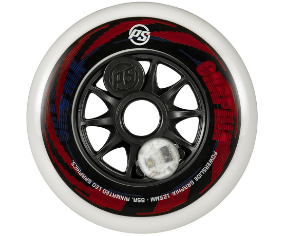 Graphix Colorful 125mm 85A svítící kolečko 1ks - VÝPRODEJ (POSLEDNÍ KUSY)