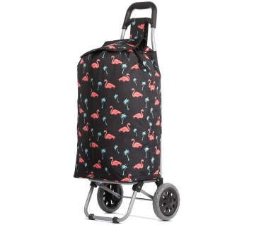 Nákupní taška na kolečkách HOPPA ST-375 - flamingo
