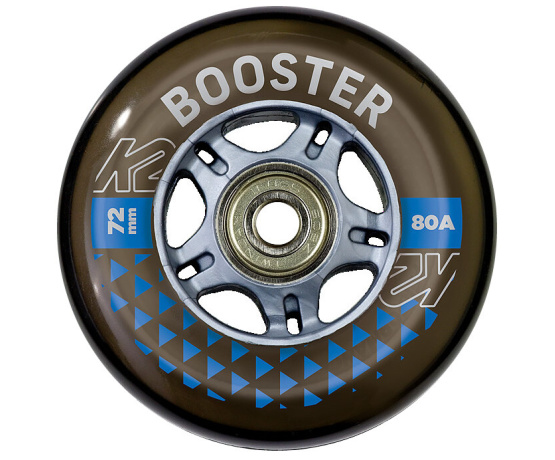 Booster 72mm 80A – 8 pcs + ILQ 5 bearings + 6 mm aluminium spacers