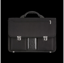 Aktovka REAbags 8001/2-T - černá / nikl