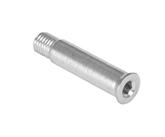 Steel Single Axle, Hex 37mm/8mm