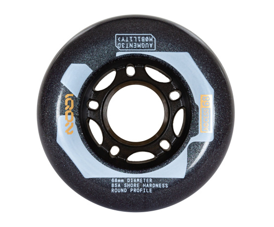 Access 68mm 85A Dark Grey 4-pack