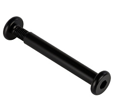 Steel Double Axle Steel for brake, Hex 42mm/6mm