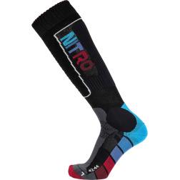 ponožky NITRO MENS CLOUD 8 SOCKS black-blue-red Velikost: S