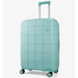 Cestovní kufr ROCK Pixel M PP - světle zelená