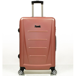 Cestovní kufr ROCK TR-0229/3-M ABS - růžová