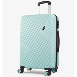 Cestovní kufr ROCK Santiago M ABS - světle zelená