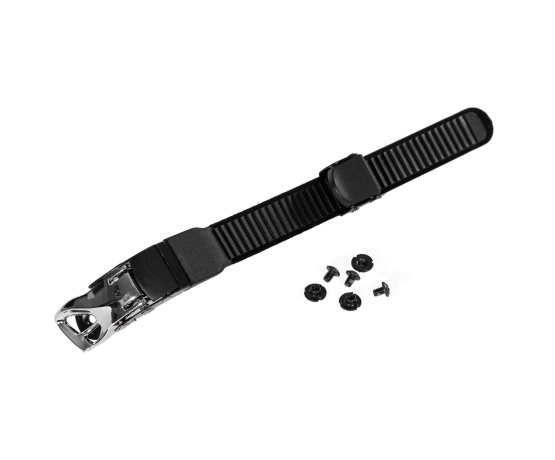 Powerslide Prime Alu Buckle Set complete Silver L / R - 18cm