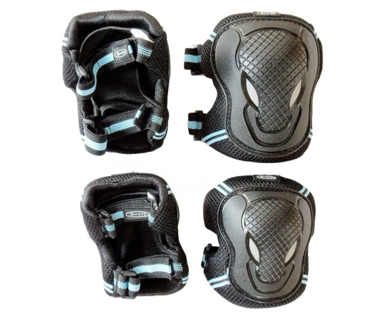 Black chrániče kolen a loktů L Black chrániče kolen a loktů L