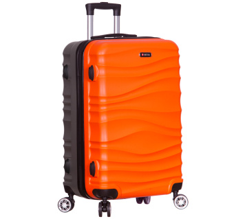 Cestovní kufr METRO LLTC1/3-L ABS - oranžová/šedá