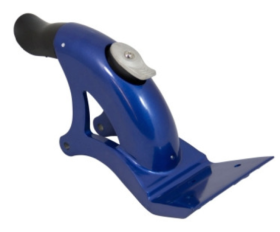 Vidlice pro zadní kolečko Flex Blue s tlačítkem