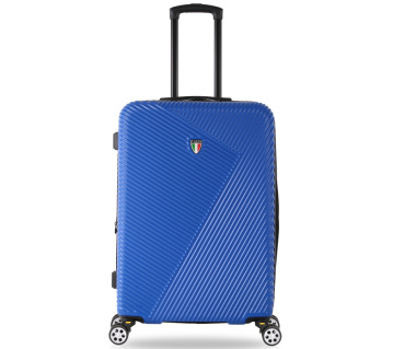 Cestovní kufr TUCCI T-0118/3-M ABS - modrá