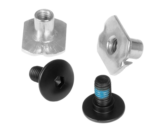 Cuff Screw + Anti Rivet fitting Next Black