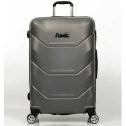 Cestovní kufr ROCK TR-0230/3-L ABS - šedá