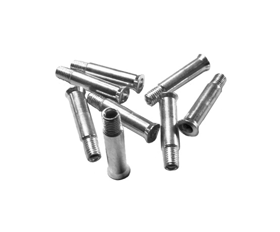 Steel Single Axle, Hex 38mm/8mm