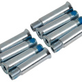Steel Single Axle, Hex 36mm/8mm - 8 Pack