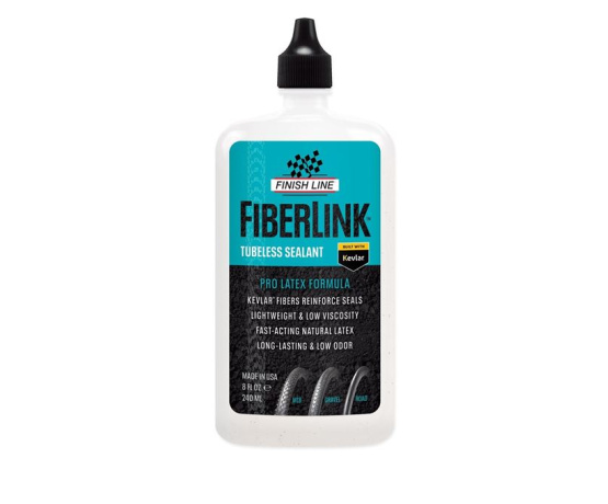 FINISH LINE FiberLink Tubeless Tire Sealant, 8oz/240ml - dávkovač