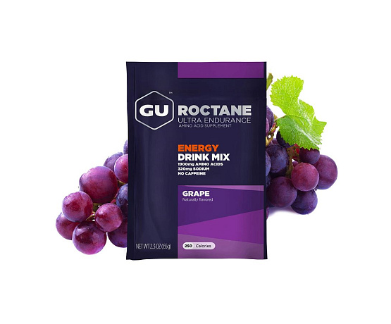 GU Roctane Drink 65 g Grape 1 SÁČEK (balení 10ks) Expirace 02/27 GU Roctane Drink 65 g Grape 1 SÁČEK (balení 10ks) Expirace 02/27