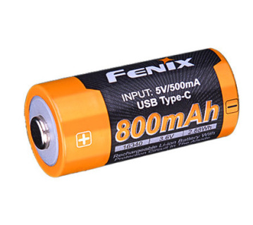 Fenix RCR123A 800 mAh USB-C Li-ion