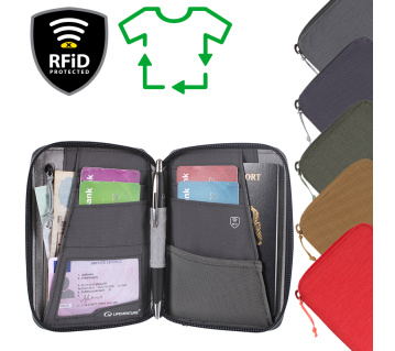 RFiD Mini Travel Wallet Recycled