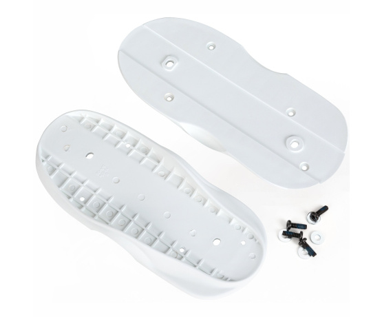 Flat Soulplates White