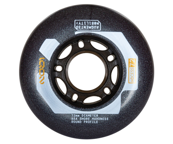 Access 72mm 85A Dark Grey 4-pack