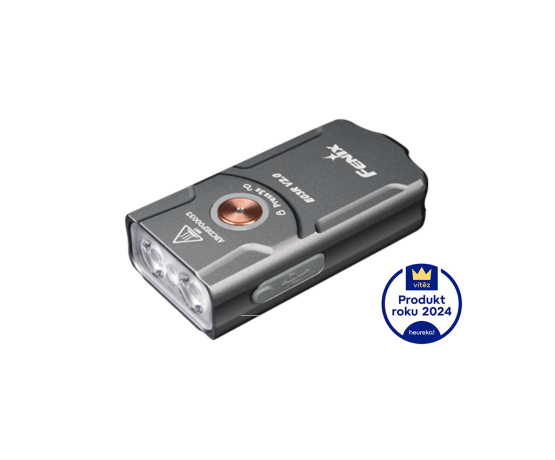 Nabíjecí baterka Fenix E03R V2.0 - šedá