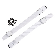 Clipper Buckle Set complete White L / R - 18cm