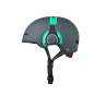 Dětská helma pro děti na koloběžku Micro LED Headphone Green M