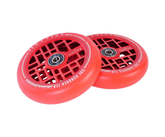Lattice 110mm červená kolečka 2ks